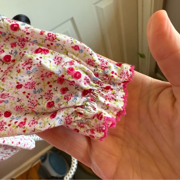 Five Little Monkeys Childrens Clothing Toddler Girls Floral Smocked Dress Size 3 - Picture 5 of 11